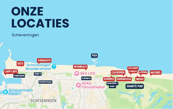 evenementen locaties in Scheveningen